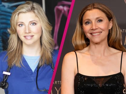 Collage Sarah Chalke früher heute