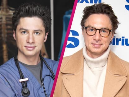 Collage Zach Braff früher heute