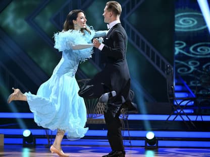 Eva Padberg und Paul Lorenz tanzen bei "Let's Dance" 2024.