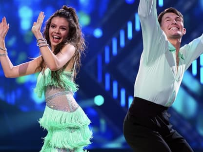 Maria Clara Groppler und Mikael Tartakin bei "Let's Dance" 2024