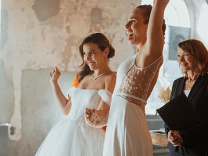 Traumhochzeit bei "Alles was zählt": Chiara und Ava heiraten