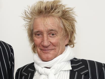 Rod Stewart mit Schal