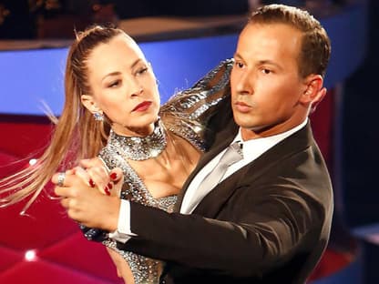 Sandy Meyer-Wölden und Sergiu Luca 2016 bei "Let's Dance"