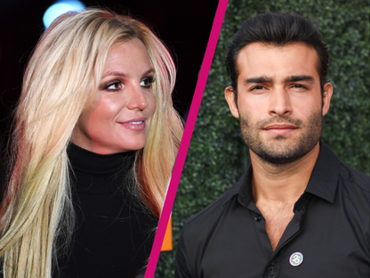 Britney Spears und Sam Ashgari mit linkem Riss