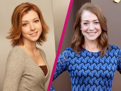 Collage Alyson Hannigan als Lily Aldrin in "HowI met your mother"