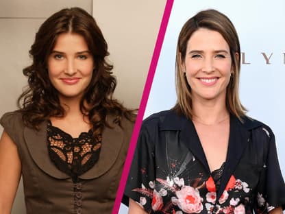 Collage Cobie Smulders als Robin Scherbatsky in "How I met your mother"