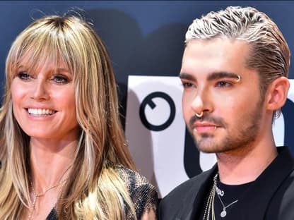 Heidi Klum und Bill Kaulitz auf dem roten Teppich