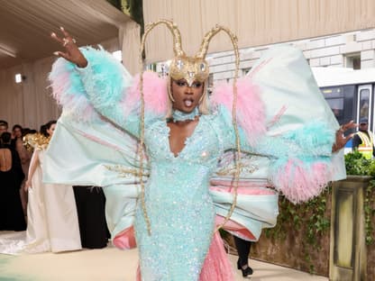 J. Harrison Ghee als Vogel bei der MET Gala 2024