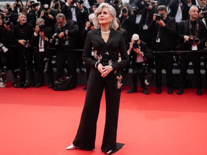 Jane Fonda bei den Filmfestspielen in Cannes