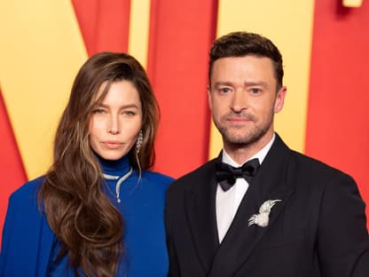 Justin Timberlake und Jessica Biel auf dem roten Teppich