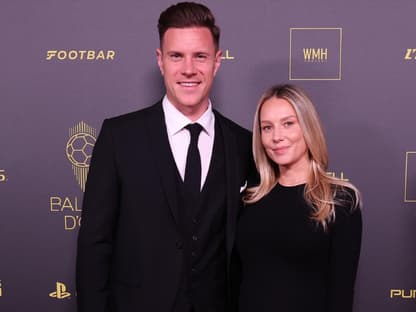 Marc-Andre ter Stegen mit seiner Ehefrau