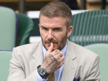 David Beckham ernst, Wimbledon