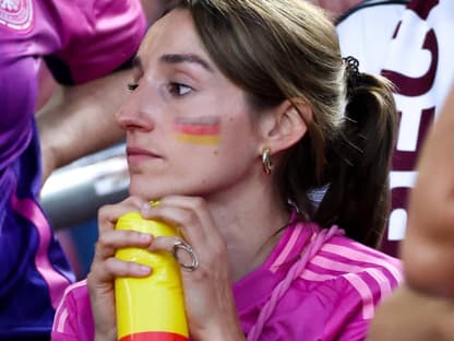 Lena Wurzenberger traurig nach EM-Viertelfinale gegen Spanien