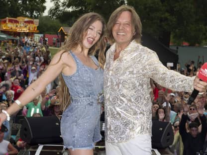 Jürgen Drews und Joelina Drews beim SchlagerHammer