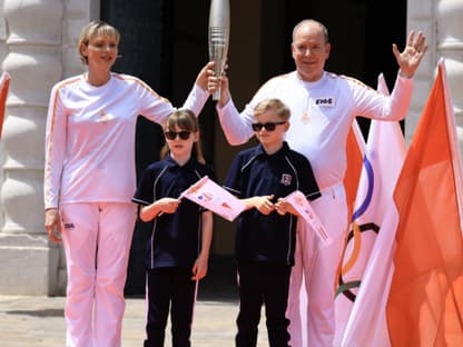 Fürst Albert und Fürstin Charlene bei den Olympischen Sommerspielen 2024