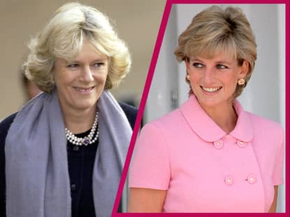 Königin Camilla und Lady Diana