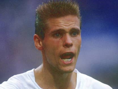 Thorsten Legat im Jahr 1992 beim Werder Bremen