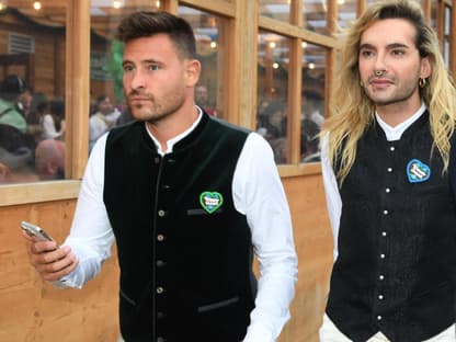 Marc Eggers und Bill Kaulitz auf dem Oktoberfest 2024