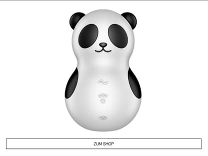 Sextoy im Panda-Look