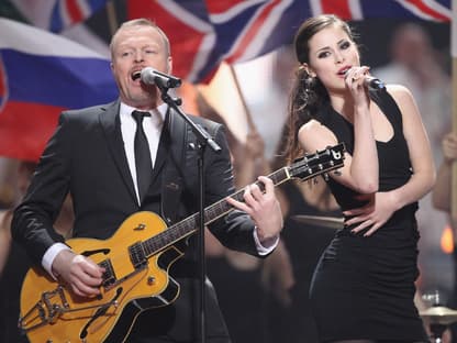 Stefan Raab und Lena Meyer-Landrut beim ESC