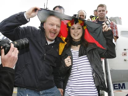 Stefan Raab und Lena Meyer-Landrut beim ESC