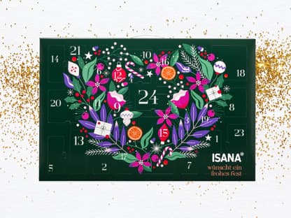 Adventskalender Isana auf Glitzer