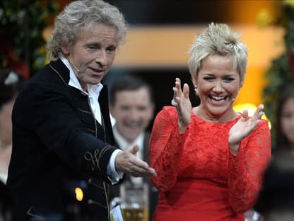 Inka Bause früher und heute - mit Thomas Gottschalk 