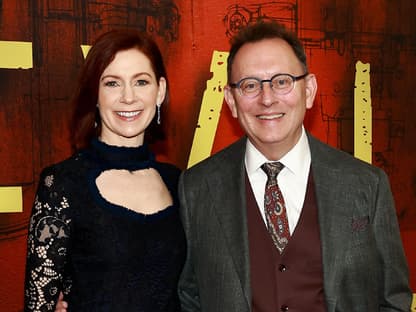 Carrie Preston und Michael Emerson glücklich 