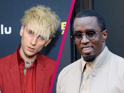 Collage Machine Gun Kelly und P. Diddy