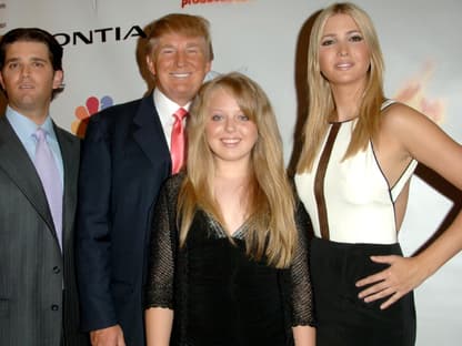 Donald Trump Jr., Donald Trump, Tiffany Trump und Ivanka Trump