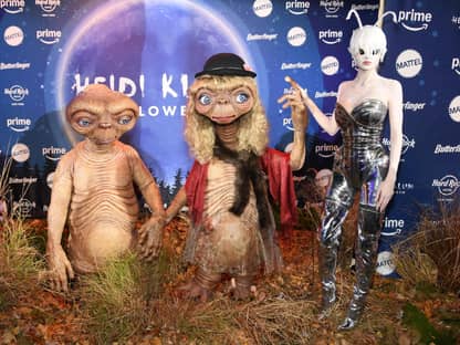 Heidi Klum, Tom Kaulitz und Leni Klum an Halloween 2024