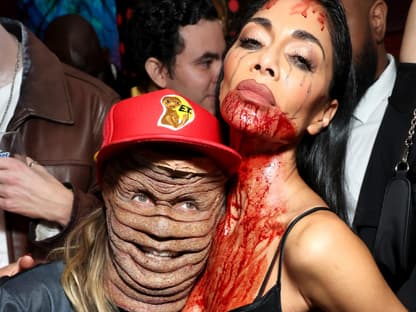 Heidi Klum und Nicole Scherzinger. an Halloween 2024