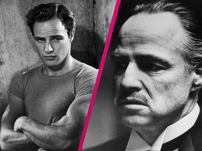 Marlon Brando in "Endstation Sehnsucht" und "Der Pate"