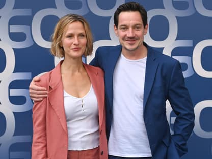 Nathalie Schott und Markus Brandl posieren zusammen