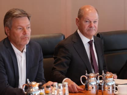 Robert Habeck und Bundeskanzler Olaf Scholz