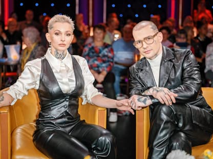 Eric und Edith Stehfest Ende 2024 in der TV-Sendung "Kölner Treff"