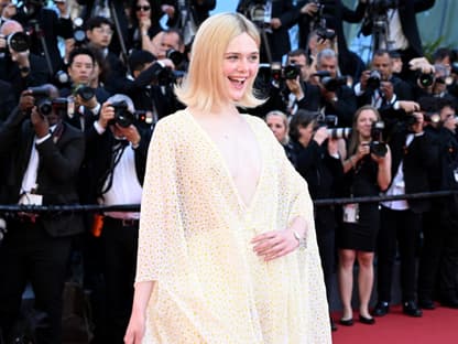 elle fanning roter teppich cannes