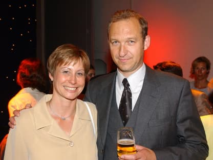 Peter Heinrich Brix mit seiner Ehefrau Angelika Brix im Jahr 2002