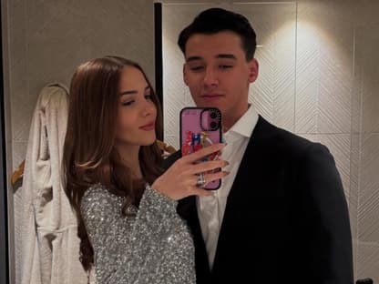 Diego Pooth & Louisa Spiegelselfie