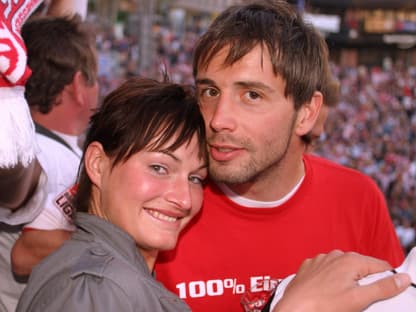 Nikola Pietzsch & Marco Rose kuscheln, 2004