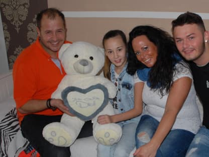 Willi Herren und Mirella Fazzi mit ihren Kindern Alessia und Stefano