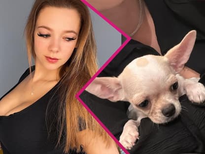 Anne Wünsche mit ihrem neuen Chihuahua