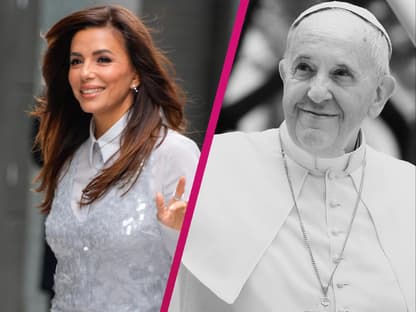 Eva Longoria erinnerte sich nach dem Tod von Papst Franziskus I. an ein peinliches Aufeinandertreffen