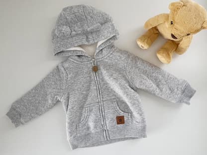 Baby Fleecejacke mit Öhrchen