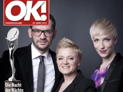 Einmal im Leben das Cover der OK!   zieren! Für die Gäste des „German Hairdressing Award 2012“ wurde dieses   Traum Wirklichkeit. Jeder Gast des Gala-Abends konnte an einem  persönlichen  OK! Fotoshooting teilnehmen - und die tollen Ergebnisse  sehen  Sie hier! Viel Spaß beim Durchklicken!﻿