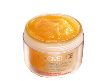 Tropische Körperpflege: Peeling "Papaya Scrub" von Cosmence, 
200 ml ca. 10 Euro