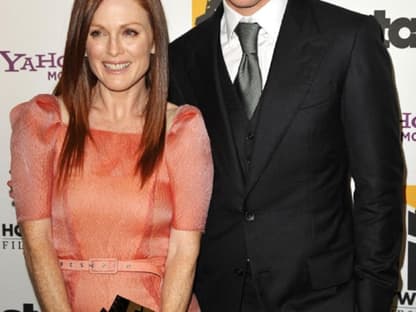 Julianne Moore posierte gemeinsam mit dem britischen Schauspieler Nicholas Hoult