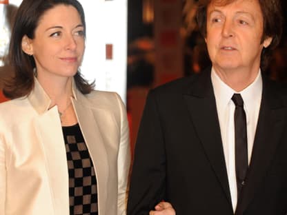 Paul McCartney mit seiner ältesten Tochter Mary