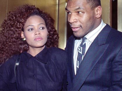 Ein Jahr lang war der Boxer mt Robin Givens verheiratet 