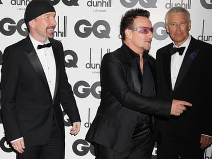 ... und räumte mit seiner Band "U2" den Preis für die beste Band ab